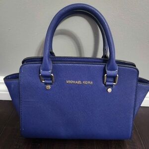 Michael Kors Royal Blue Satchel